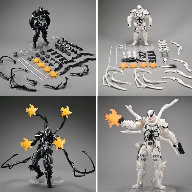 Amazing Yamaguchi Marvel Venom Agent series KO Articulated Action Figure Model Kit Desktop Ornament Collectible statue Toys Gift Beauty World Shop