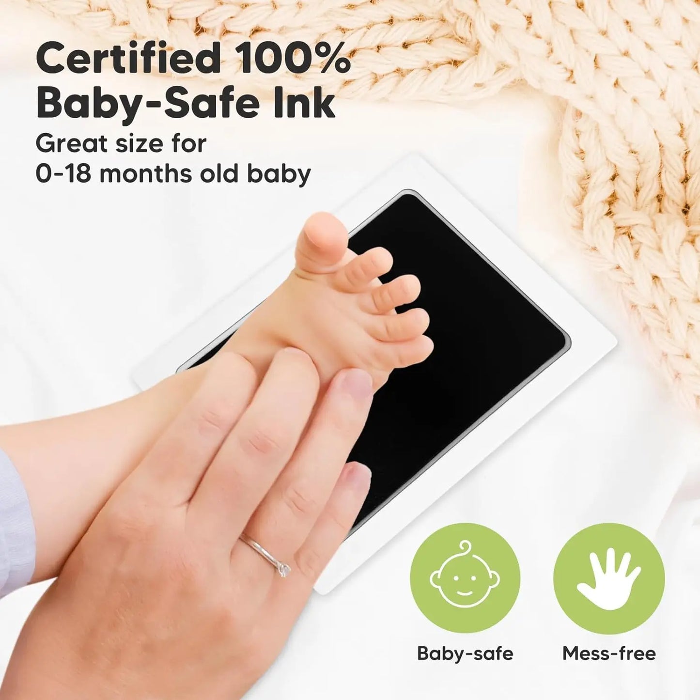 Paw Print Clean Touch Ink Pad, Dog Or Cat Pet Owner Keepsake, DIY Inkless Nose and Pawprint Impression Making Kit Beauty World Shop