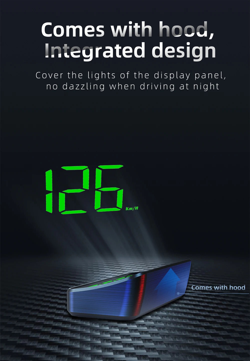  M2 Car GPS Head Up Display Universal Car Speedometer Gauge KM/H Windshield Projector Automatic Photosensitive Digital Speed Me Beauty World Shop