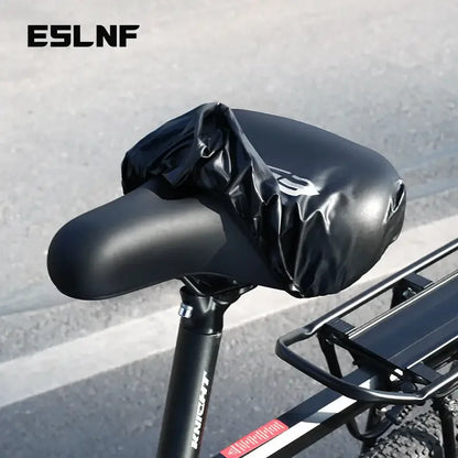 Waterproof Bicycle Saddle Cover High Elastic Road Bicycle Seat Cover Foldable Portable MTB PVC Saddle Cover Bike Accessories Beauty World Shop
