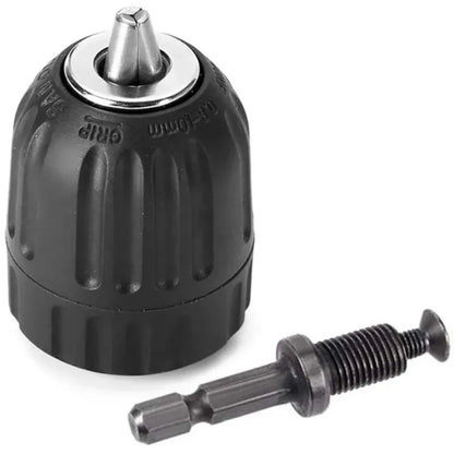 Keyless Drill Chuck Converter, 3/8 "- 24UNF Thread, Quick Change Adapter, 1/4" Hex Shank Beauty Trend Shop