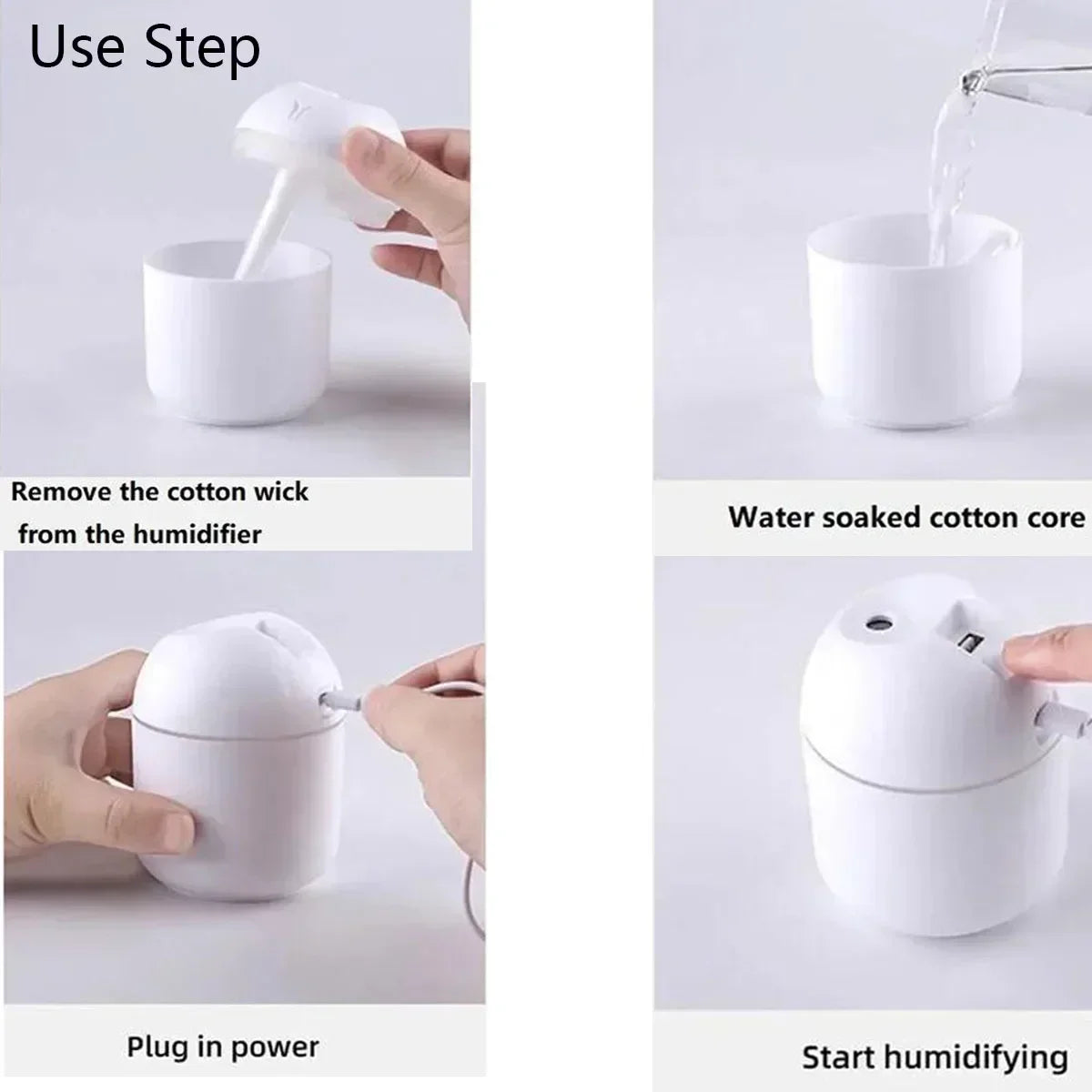 1pc  Compact USB Aroma Diffuser & Humidifier withLED Night Light - Pink & Mint Green, Essential Oil Atomizer for Homeand Car Use Beauty Fashion