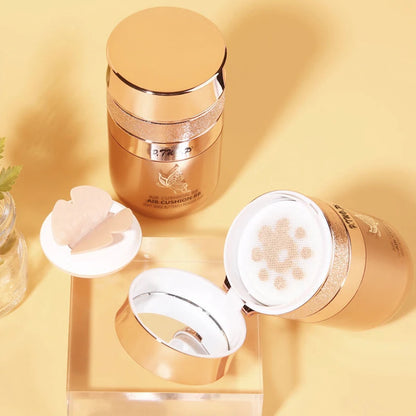 Air Cushion BB Cream Moisturizing Foundation Concealer Whitening Oil-control Waterproof Butterfly Powder Puff  Makeup Cosmetics Beauty World Shop