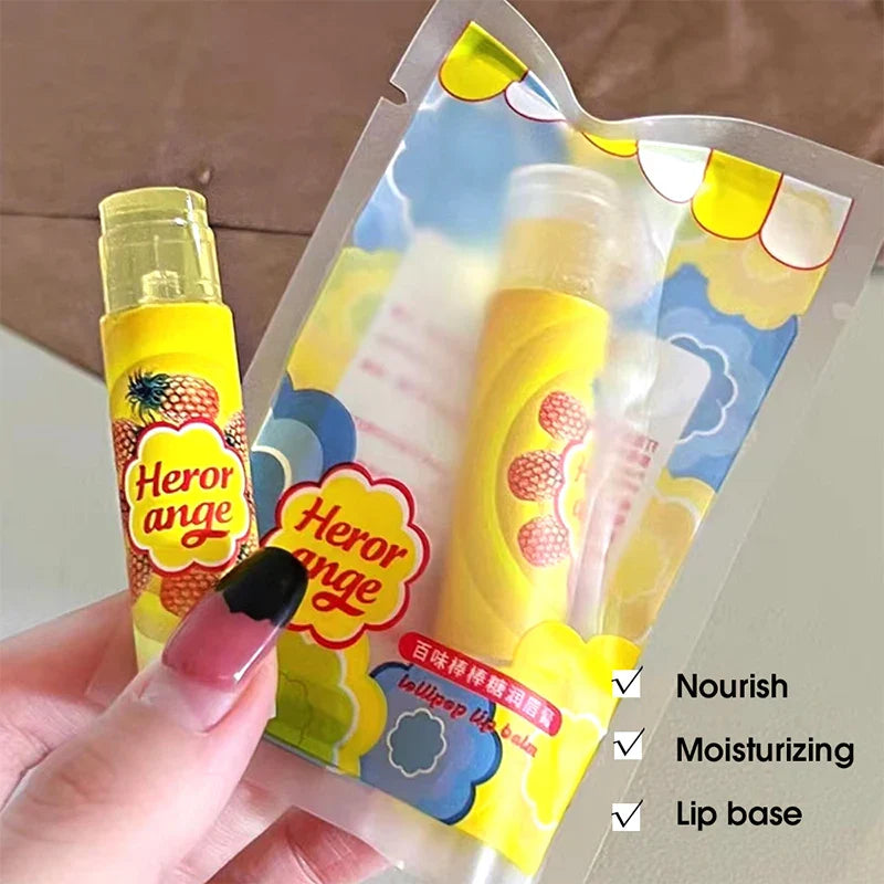 Multi flavor lollipop lipstick Hot Cocoa Lip Mask Moisturizes, moisturizes and reduces lip lines for men and women Beauty Trend Shop