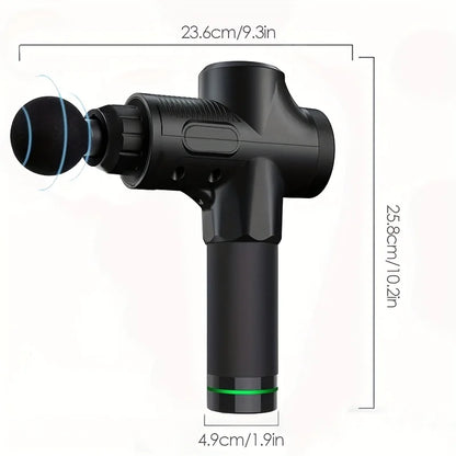 30 Level Massage Gun Fascia Deep Muscle Relax Body Neck Massager Electric Fitness Equipment Noise Reduction Male Female Beauty World Shop