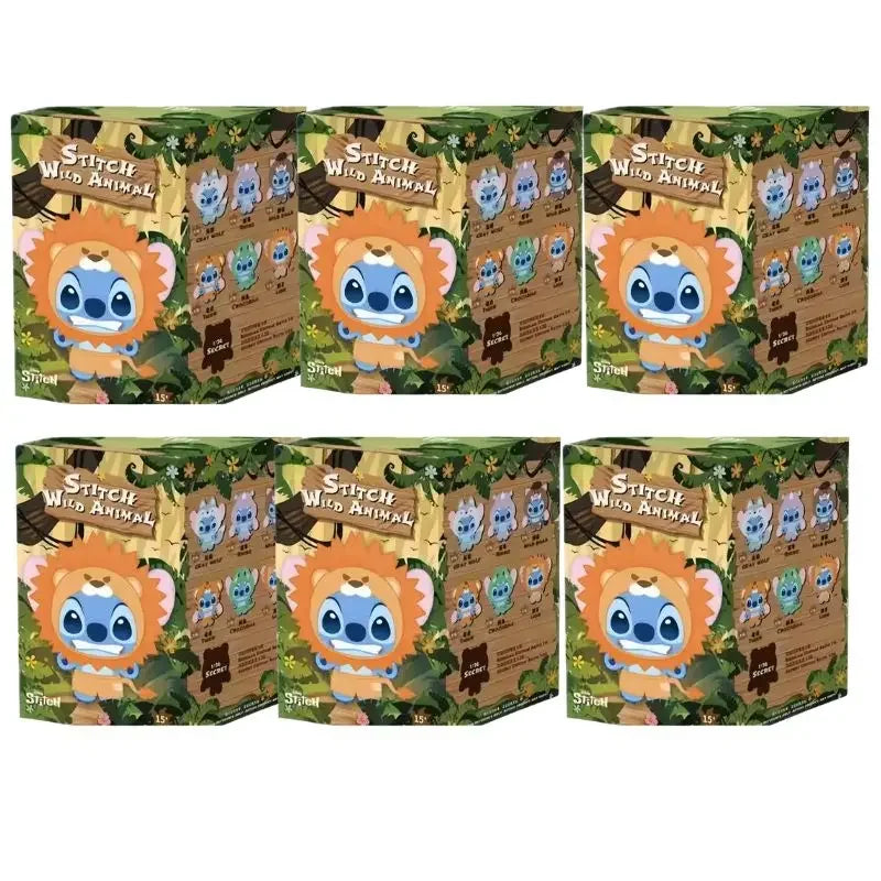 IN STOCK Stitch Animal Series Blind Box Bag Pendant Cute Plush Doll Mystery Box Toy Surprise Christmas Gift for Kids Girlfriend Beauty World Shop