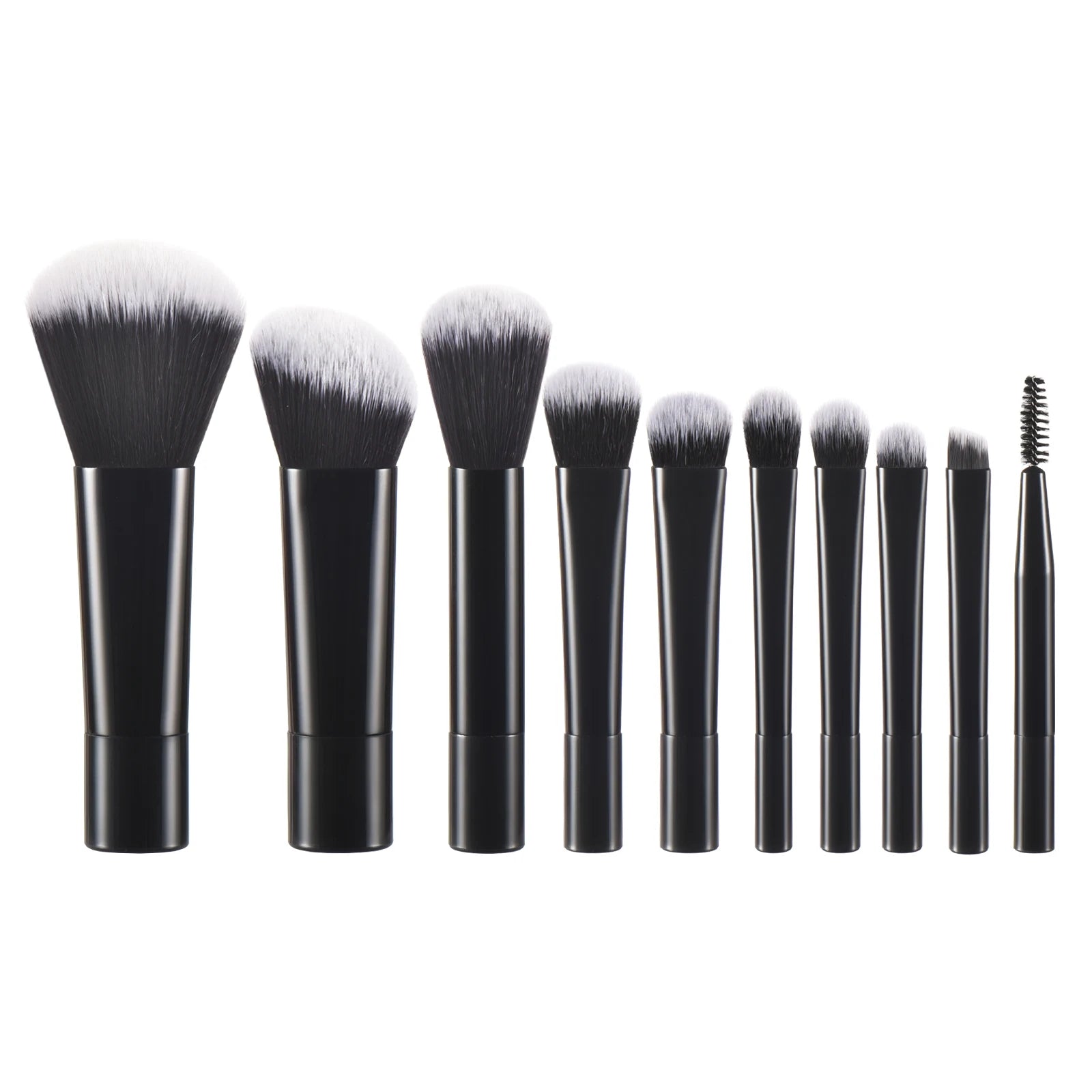 10 color Mini makeup brush Travel portable Makeup Tool Makeup Puff - Palm Brush Professional Makeup tool set Christmas gift Beauty World Shop