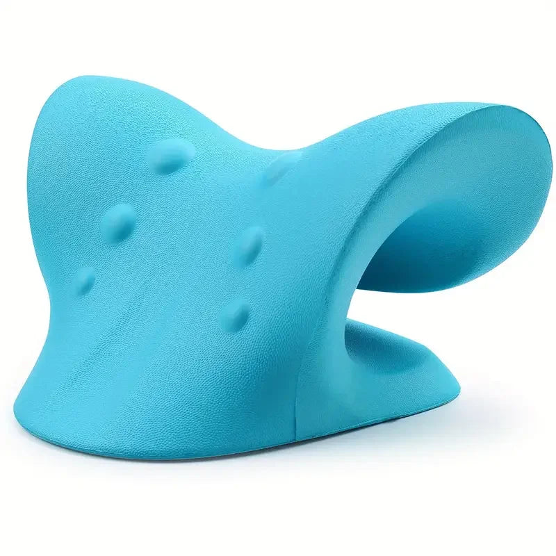 Neck Shoulder Stretcher Relaxer Cervical Spine Stretch Muscle Relaxation Traction Device Massage Pillow Correction Chiropractic Beauty World Shop