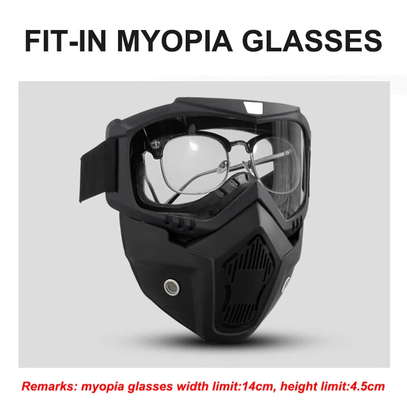 Outdoor Sport Windproof Mask Goggle HD Motorcycle Glasses Snowboard Eyewear Riding Motocross Summer UV Protection Sunglasses Beauty World Shop