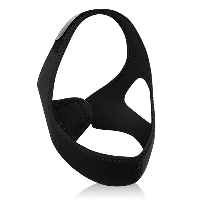 New Neoprene Anti Snore Stop Snoring Chin Strap Belt Anti Apnea Jaw Solution Sleep Support Apnea Belt Adjustable Sleep Care Tool Beauty World Shop