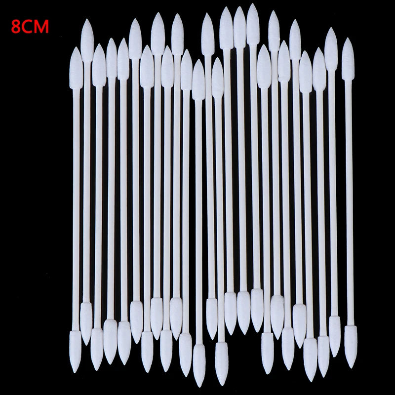 50Pcs Dust Free Disposable Cleaning Swab Cotton Stick For AirPods Earphone Headphone Phone Charge Port Accessories Beauty World Shop