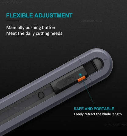 Jimihome 0.79inch Stretch Utility Knife Paper Cutters Carbon Steel Blades Pocket Knife with Safety Lock Handicraft Tool Beauty World Shop