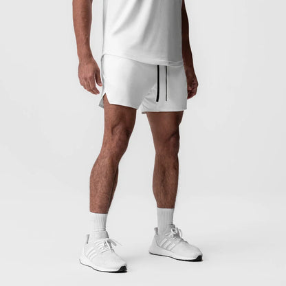 New Summer Men's Sports Shorts Quick Dry Breathable Beach Jogging Single Layer Breathable Shorts Training Basketball Apparel Gym