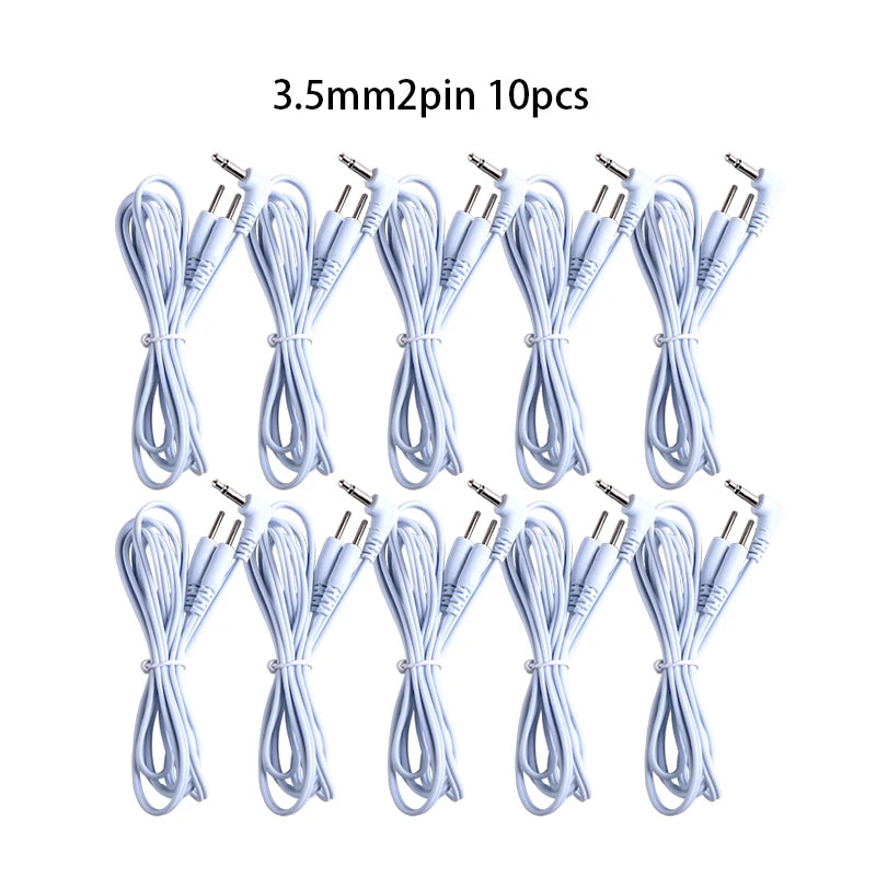 2/4 Pins Head 2.5/3.5mm Plug Type Electrode Cable Line Wire For Tens Acupuncture Electrical Nerve Muscle Stimulator Beauty World Shop
