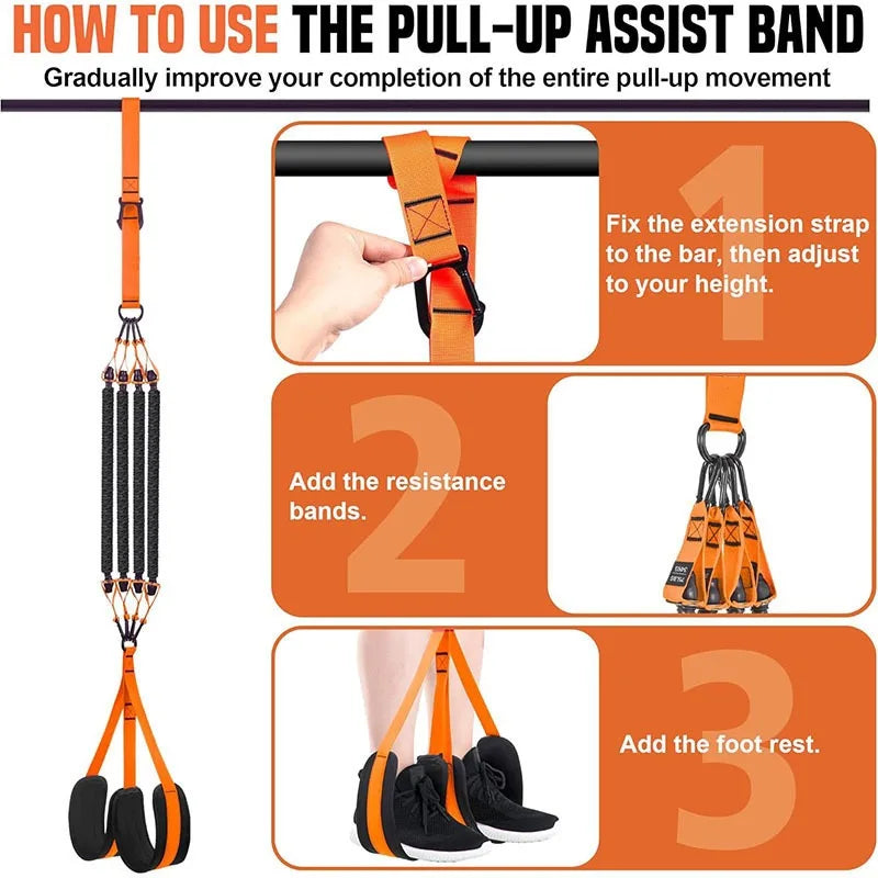 Pull Up Assistance Bands Set Resistance Strap for Pull-ups Assist for Men Women Hanging Training Chin-up Workout Body Stretching Beauty World Shop