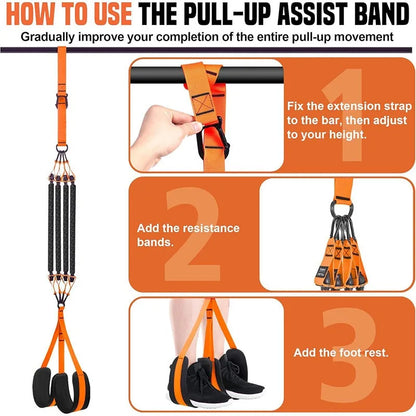 Pull Up Assistance Bands Set Resistance Strap for Pull-ups Assist for Men Women Hanging Training Chin-up Workout Body Stretching Beauty World Shop
