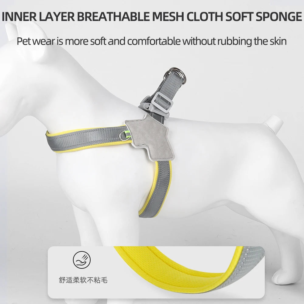 Reflective Pet Dog Harness For Small Medium Dogs Cat No Pull Vest Harnesses Puppy Chest Strap Pug Chihuahua Bulldog Supplies Beauty World Shop