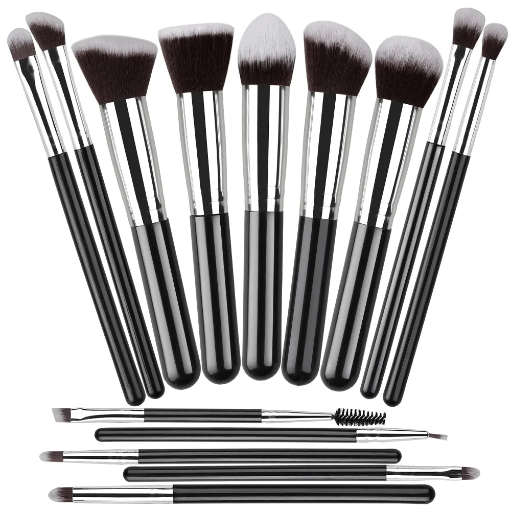 Professional 14/16PCS Makeup Brushes Set Soft Fluffy Eye Shadow Foundation Blush Powder Concealers Female Cosmetics Beauty Tools Beauty World Shop