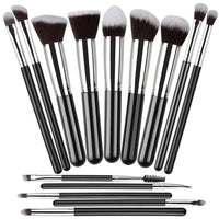 14PCS Silver Black