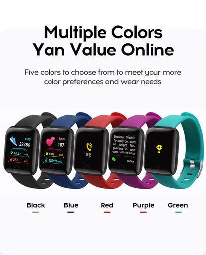Smartwatch Men Women Wristwatches Smart Watch Message Fitness Monitor Bracelet Birthday Gift Electronic Clock For Android IOS Beauty World Shop