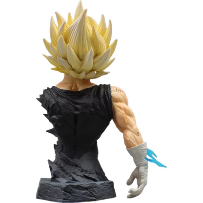 16.5cm Dragon Ball Majin Vegeta Bust Anime Action Figure Model Statue Collection Desktop Decoration Ornament Toys Boys Gifts Beauty World Shop