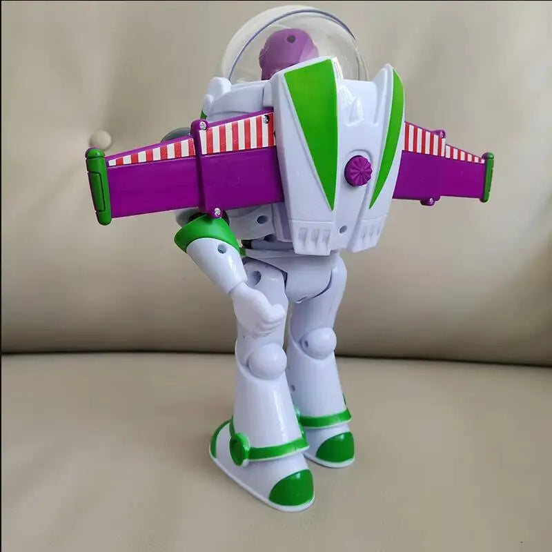 Toy Story Buzz Lightyear Model Toys Pixar Electric Walking Robot Doll Action Figure Toy Birthday Gift Toys Model For Children Beauty World Shop
