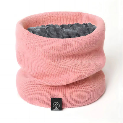 Winter Knitted Scarf Warm Cashmere Like Unisex Neck Warmer for Women Men Solid Color Snood Ring Scarf Fashion Thick Scarf Beauty Fashion