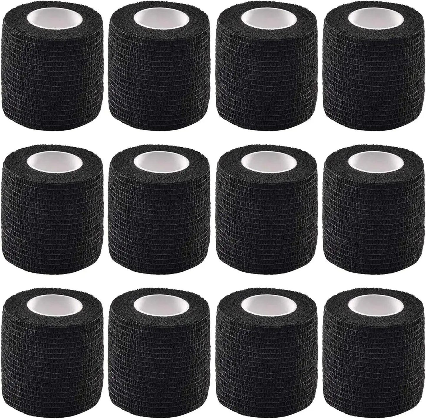 Wholesale Black Tape Tattoo Handle Bandage Anti-slip Athletic Nonwoven Waterproof Disposable Self-adhesive Elastic Bandage Beauty Trend Shop