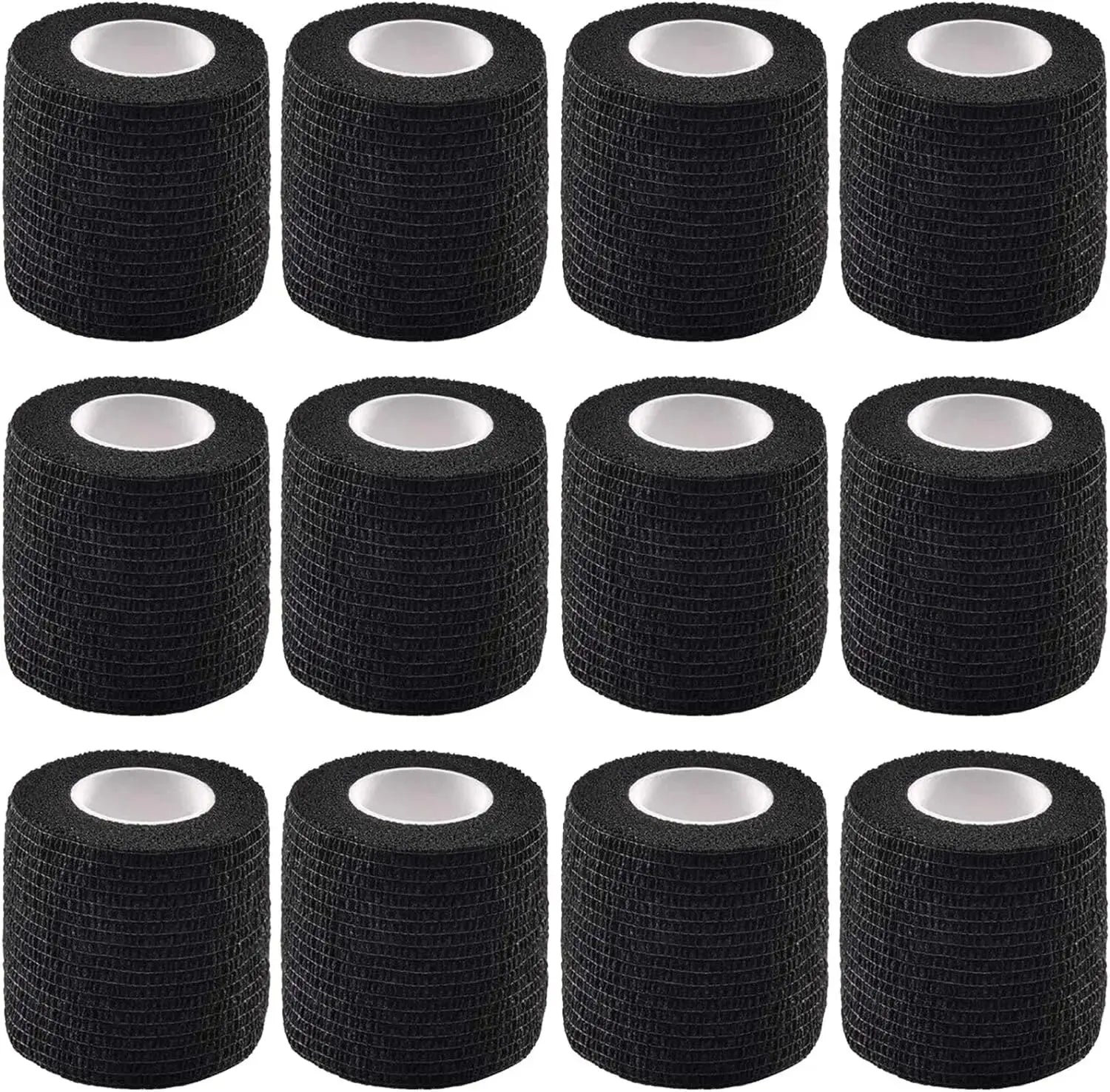 Wholesale Black Tape Tattoo Handle Bandage Anti-slip Athletic Nonwoven Waterproof Disposable Self-adhesive Elastic Bandage Beauty Trend Shop