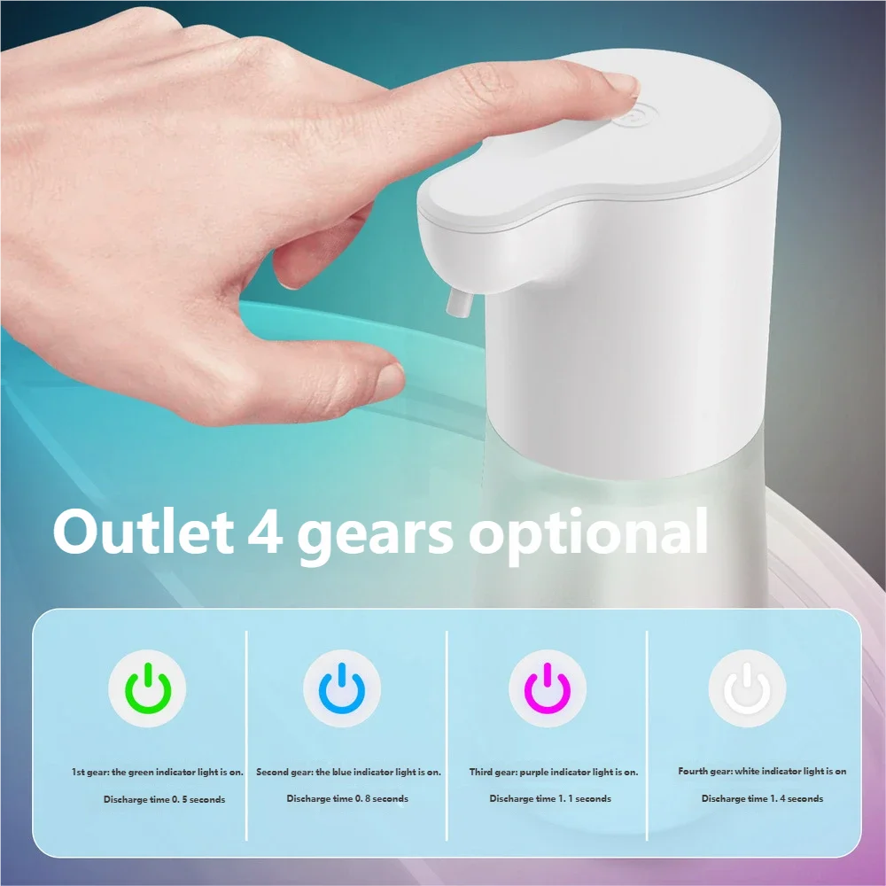 HOMEFISH Smart Sensor Automatic Soap Dispenser 350ml USB Charging Contactless Soap Foam Dispenser Hand Sanitizer Machine Beauty World Shop