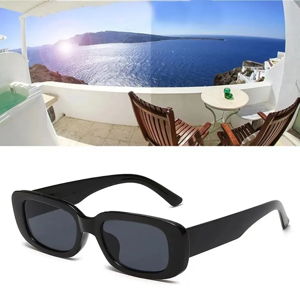 Retro Small Square Sunglasses Men and Women Trendy European and American Fashion Street Shot Sunglasses UV Proof Glasses Beauty World Shop