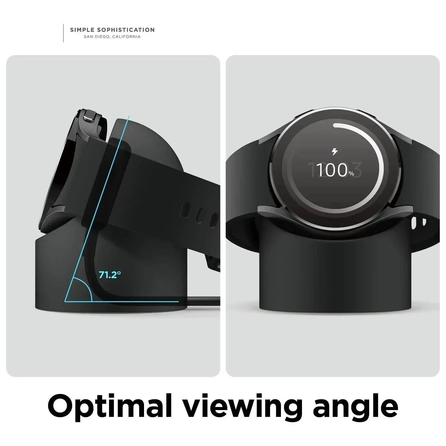 Compatible with Samsung Galaxy Watch 7 6 5 Charger Stand 40 44 46mm Galaxy Watch 5Pro Charger silicone Stand Charging base Beauty World Shop