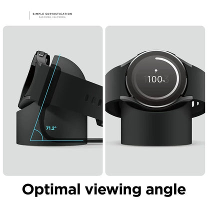 Compatible with Samsung Galaxy Watch 7 6 5 Charger Stand 40 44 46mm Galaxy Watch 5Pro Charger silicone Stand Charging base Beauty World Shop