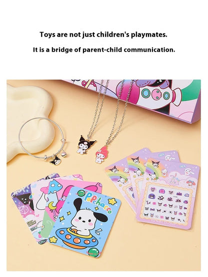 Cute Kuromi Cinnamoroll Melody Christmas Advent Calendar Kawaii Random Figure Ornament Anime Cartoon Keychain Kids Toy Gift Beauty World Shop