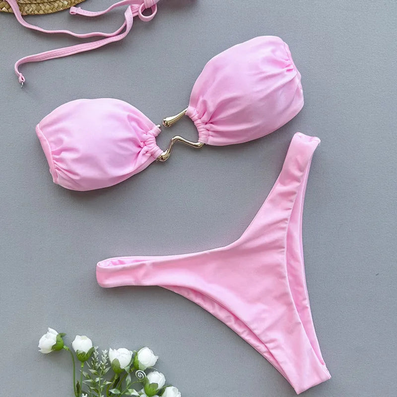 Summer Sexy Bikinis Swimsuits Women Swimwear Push Up Female Beach Swim Wear Bathing Suits Brazilian Bikini Set Pool Bather 2026 Beauty World Shop
