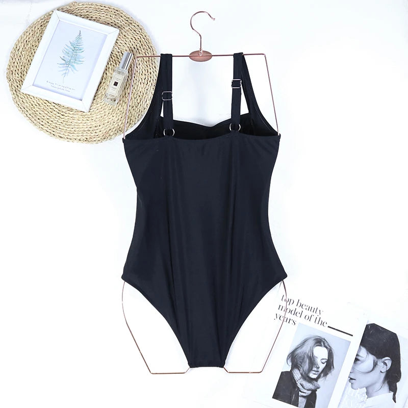 2024 One Piece Swimsuit Sexy Plus Size Swimwear Women Tummy Control Beach Wear for Bathing Suits Monokini Maillot De Bain Female Beauty World Shop