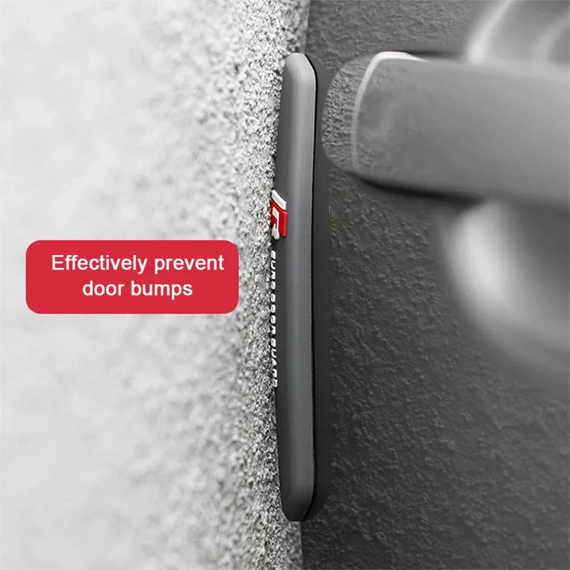 6Pcs Car Door Edge Guards for Audi BMW Mercedes Auto Buffer Trim Molding Scratch Protector Crash Bar Beauty World Shop