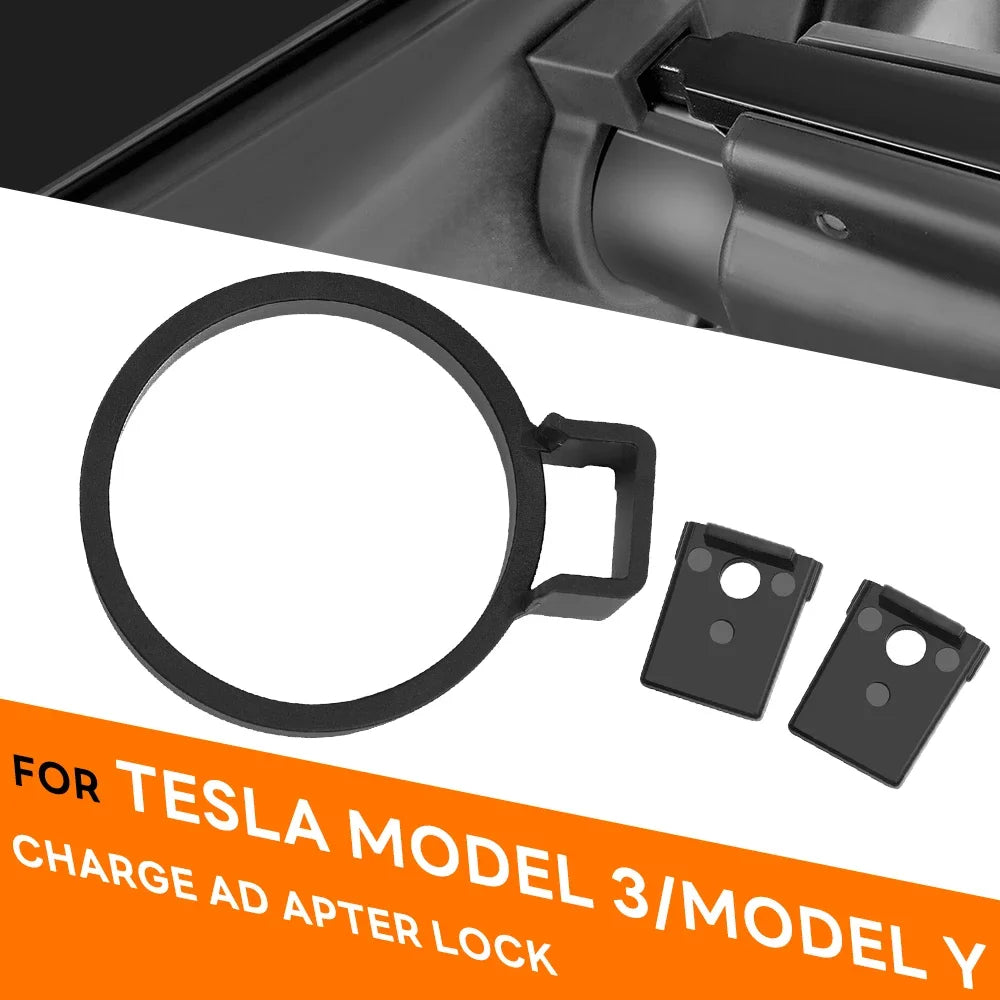 EV Charge Adapter Charging Lock Safety Protection For Type1 J1772 to Tesla Model X Y 3 2021 2022 2023 Tesla Car Accessories EVSE Beauty World Shop