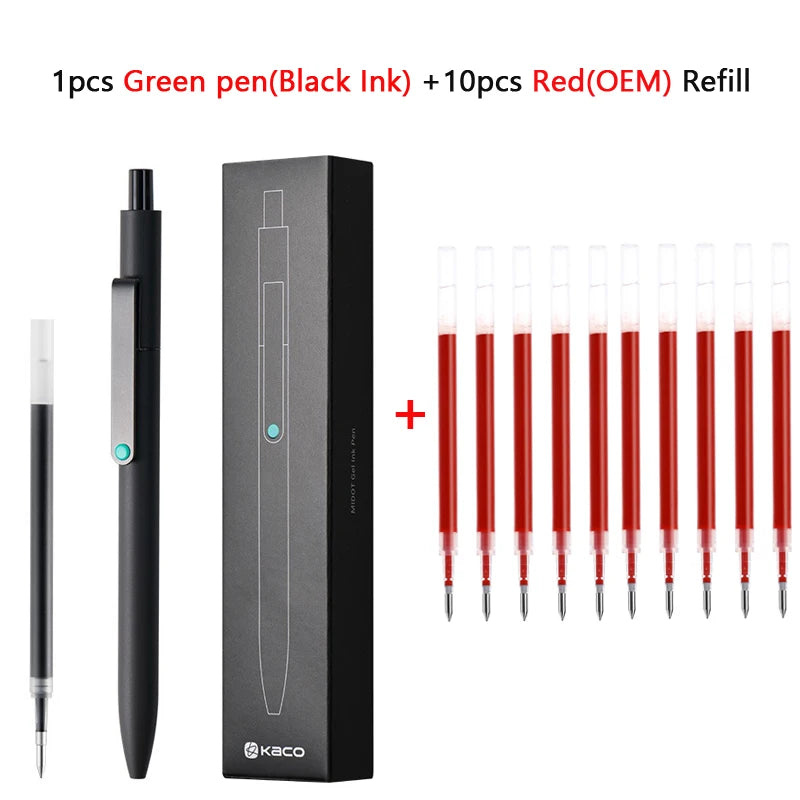 KACO 0.5mm MIDOT Gel Ink Pens, Quick-drying Press Smooth Writing Pen, High Volume for Taking Exams Grading Homework Doing Papers Beauty World Shop