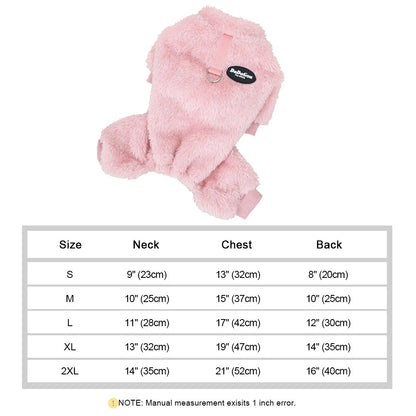 Soft Coral Fleece Pet Clothes Warm Dog Vest Coat Cute Puppy Sweater Cat Apparel For Chihuahua Yorkie Terrier Shih Tzu Pet Outfit