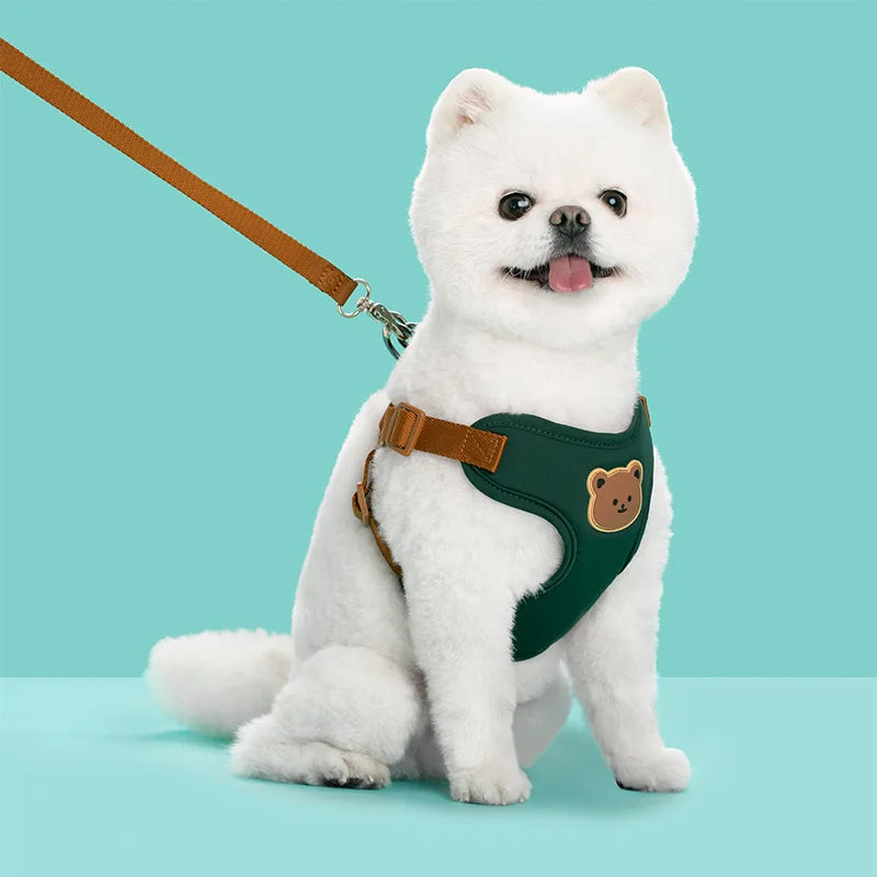 Pet Dog Harness Leash Set Small Medium Dog Cat Vest Breathable Puppy Chest Strap French Bulldog Chihuahua Harness Pet Supplies Beauty World Shop