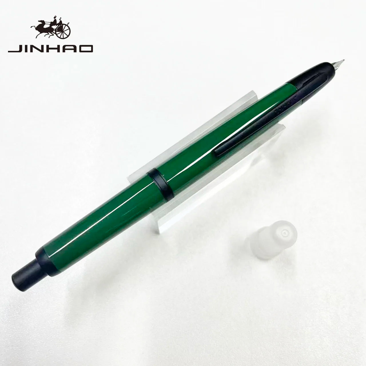 Jinhao 20 Press Retractable Fountain Pen EF/F Nib with Converter Resin Writing Gift Pen Beauty World Shop