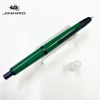 Jinhao 20 Press Retractable Fountain Pen EF/F Nib with Converter Resin Writing Gift Pen Beauty World Shop