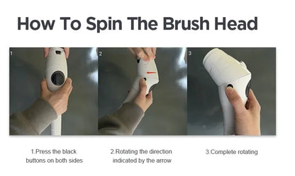 8-in-1 Multifunctional Electric Cleaning Brush Bathroom Kitchen Brush Cleaning With LED NightLight Rotatable Household Brush