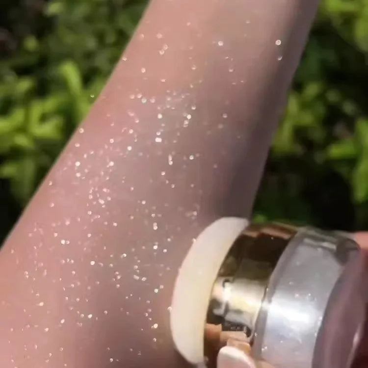 Sparkling Fairy Powder Highlighter -Shimmering Contour Blush for Brightening and Defining Your Features Create a Sparkling Look Beauty Trend Shop