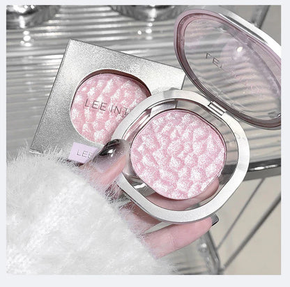 LEEINTO color-glowing high-gloss powder pearlescent powder brightens up the make-up eye shadow disc Beauty Trend Shop