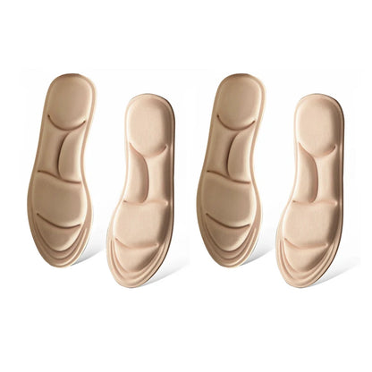 1/2/4/16Pairs 5D Massage Memory Foam Insoles For Shoes Sole Breathable Cushion Sport Running Insoles For Feet Orthopedic Insoles Beauty World Shop