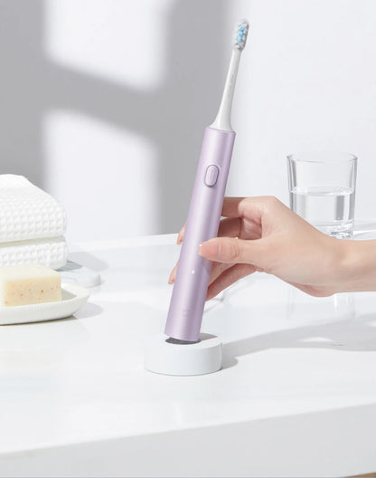 Mijia Sonic Electric Toothbrush T302 3colors 4 Brush Heads IPX8 Water Proof 360° Wireless Charging 4 Modes Cleaning Teeth Beauty World Shop