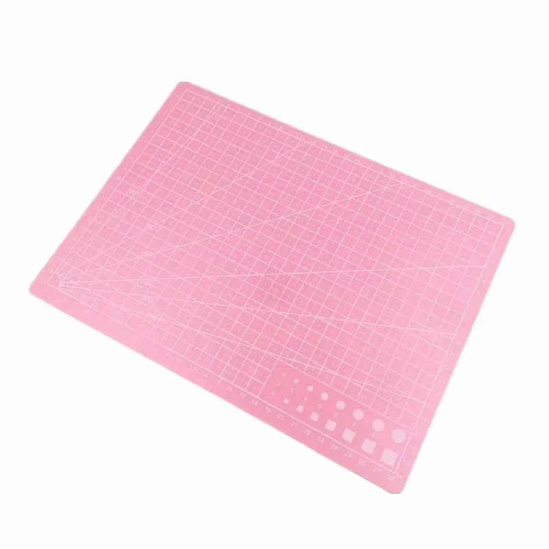 A3 A4 A5 PVC Cutting Mat Workbench Patchwork Cut Pad Sewing Manual DIY Knife Engraving Leather Cutting Board Side Underlay Beauty World Shop