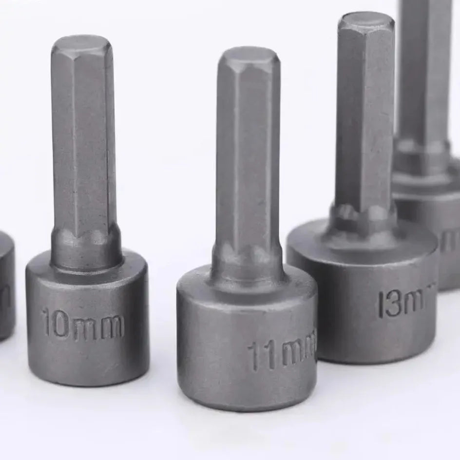 9-14pcs 5mm-13mm Hex Sockets Sleeve Nozzles Nut Driver Set Screwdriver Set Schroevendraaier Set Bits Sets Tools Socket Wrenches Beauty World Shop